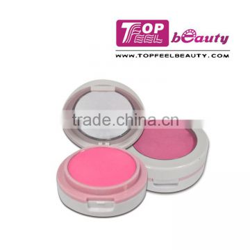 whole- sale ! high quality single color blusher palette with transparent window