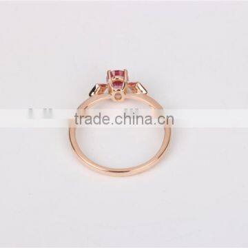 Factory Wholesale 18k Fancy Gold Gemstone Engagement Jewelry Ring Design Samples photo-4