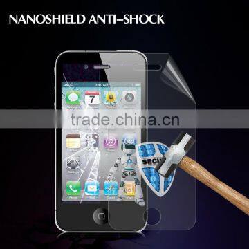 China supplier Anti shock screen protector film for Iphone 4