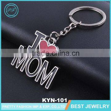 Latest Wholesale I Love Mom Letter Shaped Keychain Mother's Day Gift