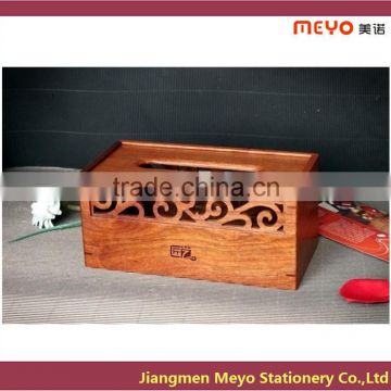 2015 Home Decorative Desktop Wooden Tissue Box