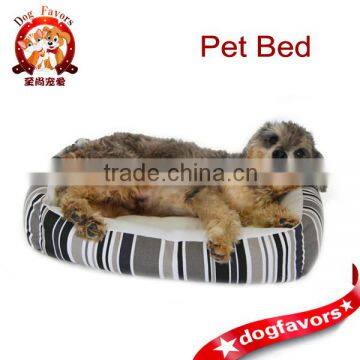 2014 hot new Red and white striped nest pad pet dog bed wholesale