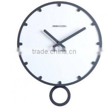 Round Blank wooden Wall Clocks With Photo Frame
