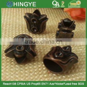 metal cord end flower shape cord end garment cord end