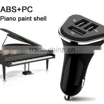 New Design White and Black Color Portable 3 Usb Car Charger Supplier's Choice photo-6