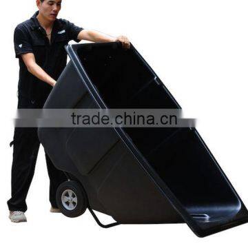 Tilt Truck, 1/2 Cu. Yd. Volume Capacity, 450 Lb. Load Capacity, Utility Hopper Type, Without Handle