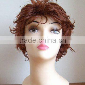 Unproceesed Brazilian Human Hair Full Lace Wig Curly Full Cuticle Human Hair Wig photo-5