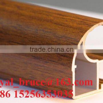 Wood grain Powder coating Aluminium Profile