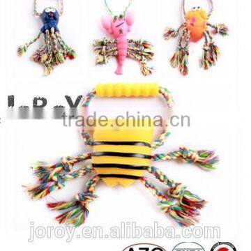Fashion Honey Bee Animal Shape Rubber Pet Toy for Dog Chewing From Joroy