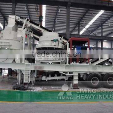 Liming construction mobile crushers and screens, mobile crusher station