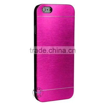 hybrid pc+metal cover case for iphone6, cover case for iphone6