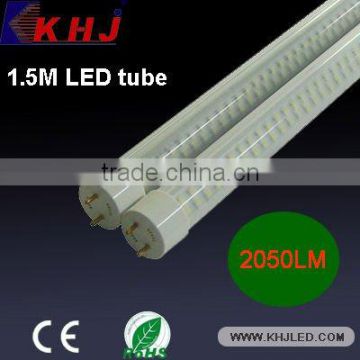 22W 2050LM pure white T8 led tube light