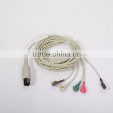 Holter 10 lead ecg cable