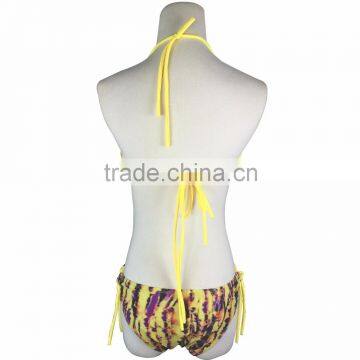 2016 Hot Swimwear Bikini One Piece Swimsuit Bikini Girl Bikini Swimwear Sexy Bikini Yellow Swimsuit Bikini Swimwear