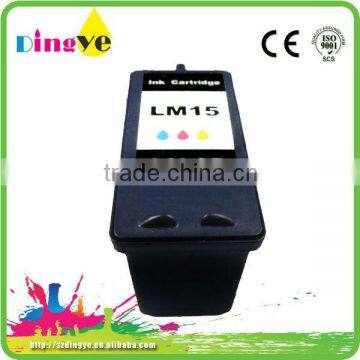 remanufactured ink cartridge for LM 15 environmental friendly ink cartridge