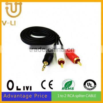 Gold Plated Hdmi Male to 3 Rca Video Audio av Cable Audio Cable for Mobile Devices photo-2