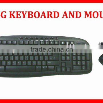 Multi media 2.4G RF Keyboard Mouse set