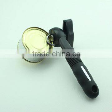 Safety Manual Can Opener Smooth Edge Safe Side Cut Ultra Sharp With Soft Rubber Handle