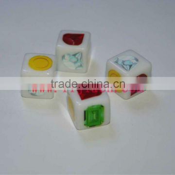 Colored Acrylic Dice