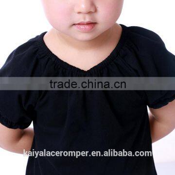 Fashion Boutique Popular Baby Clothes Wholesale Price Bulk Wholesale Kids Clothing Blank Top With Pocket for Baby Girl photo-4