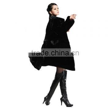 2014Hot selling mink fur coat