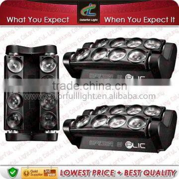 8x10W RGBW 4-in-1 LED Spider Light, Spider Beam LED Moving Head Light