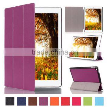 2015 new premium high quality fashionable design PU smart case cover with sleep/wake Up function for apple ipad pro 12.9 inch