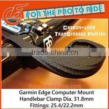 Carbon look Garmin Edge Bike computer Handlebar Mount