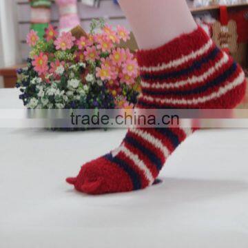 Young girls fashion design Soft Knittted Home Socks