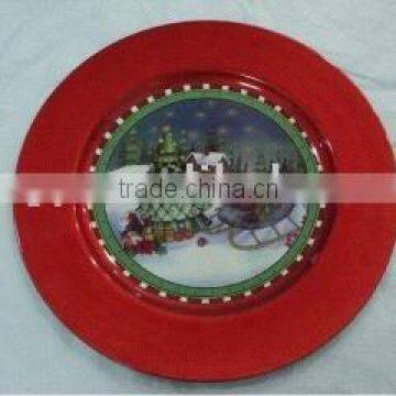 13'' Wedding Plastic plate