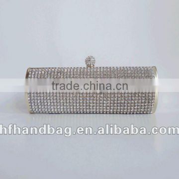 Handmade Crystal evening Party Wedding Cluth Makeup bag for ladies