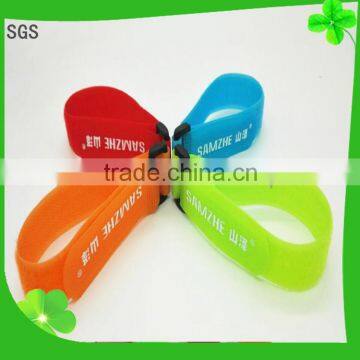 Nylon fastener straps with button for free sample