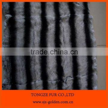 Factory direct export dyed color rex rabbit fur plate