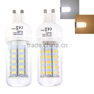 LIADA G9 12W 5730 SMD 56 LEDs Corn Light Lamp Bulb Energy Saving 360 Degree White 220-240V