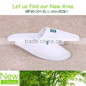 closed toe type brushed hotel disposable slipper