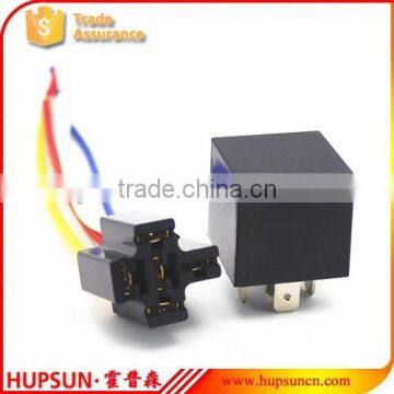 HUPSUN Auto Relay Base, 5PIN 12V 40A Relay Base photo-2