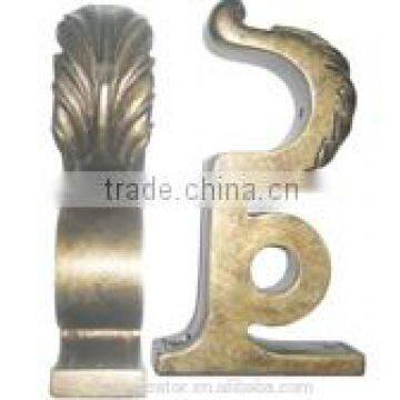 Majestic Gold Decorative Curtain Rod Brackets Double Curtain Rod Brackets Curtain Rod Mounting Brackets