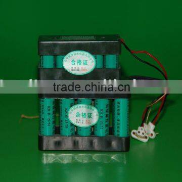 Military quality AA 900mAh 12v NICD rechargeable battery pack