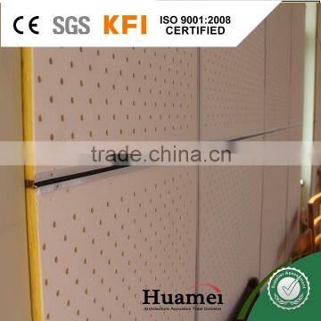 hot sale fiberglass ceiling tile fireproof and soundproof environment materials