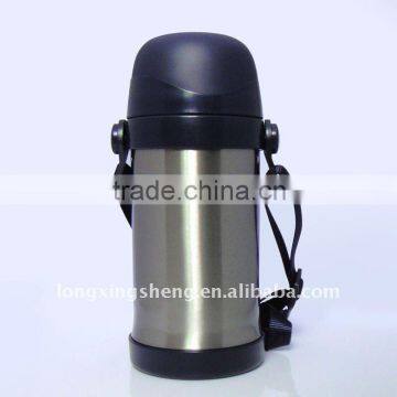 Double-wall stainless steel vacuum flask