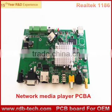 Factory sell PCB Board of media player HD PCB-02