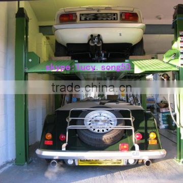 Garage storage car stacker with 4 columns