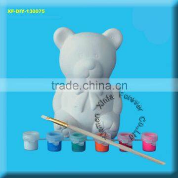 bear ceramic paint set