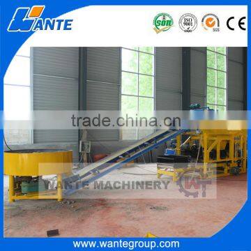 WANTE BRAND QT4-18 construction equipment automatic cement hollow block making machine type                        
                                                                                Supplier's Choice