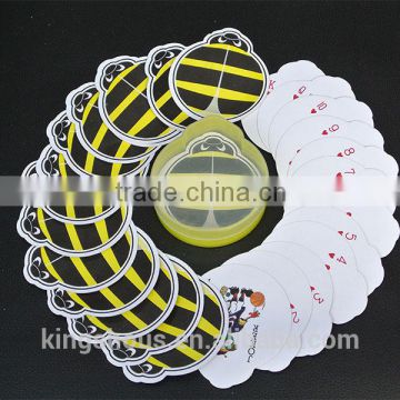 high end animal shape playing cards for advertising promotional gift casino game wholesale