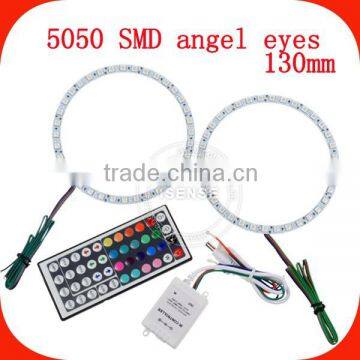 High Quality DC12v Epistar Chips 5050 Smd White PCB Full Circle 130mm Angel Eyes Led Light Price List