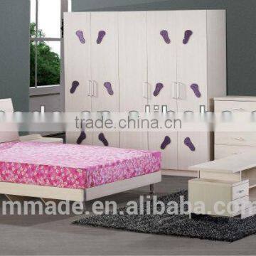 Melamine funny children bedroom set for kids