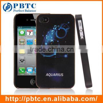Wholesale Hard Case For Iphone 4 , Aquarius Plastic Hard Printed Mobile Case