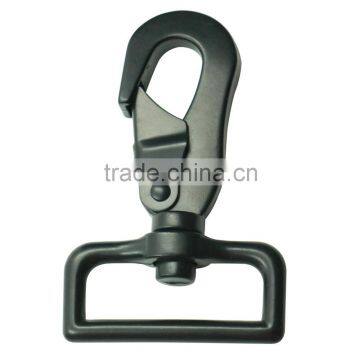 Big strong black metal swivel snap hook for dog collar and bags.                        
                                                Quality Choice