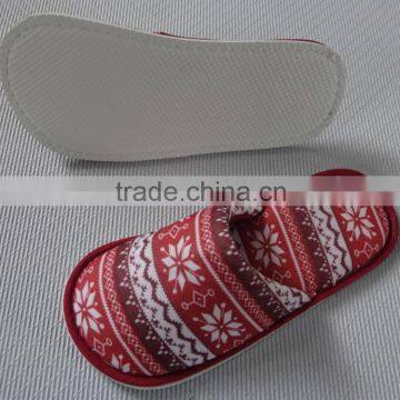 christmas printing indoor slipper